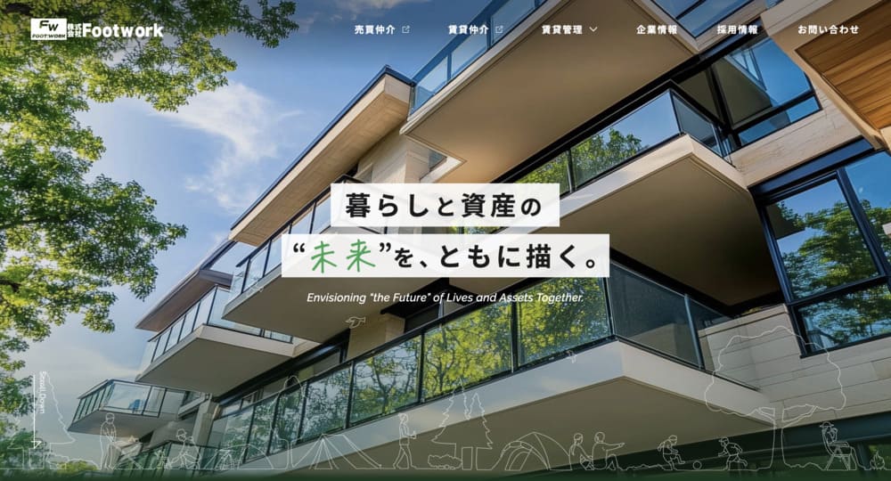 不動産ホームページ制作実績 - [株式会社Footwork]